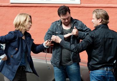 Observierung am Rostocker Porno-Brunnen